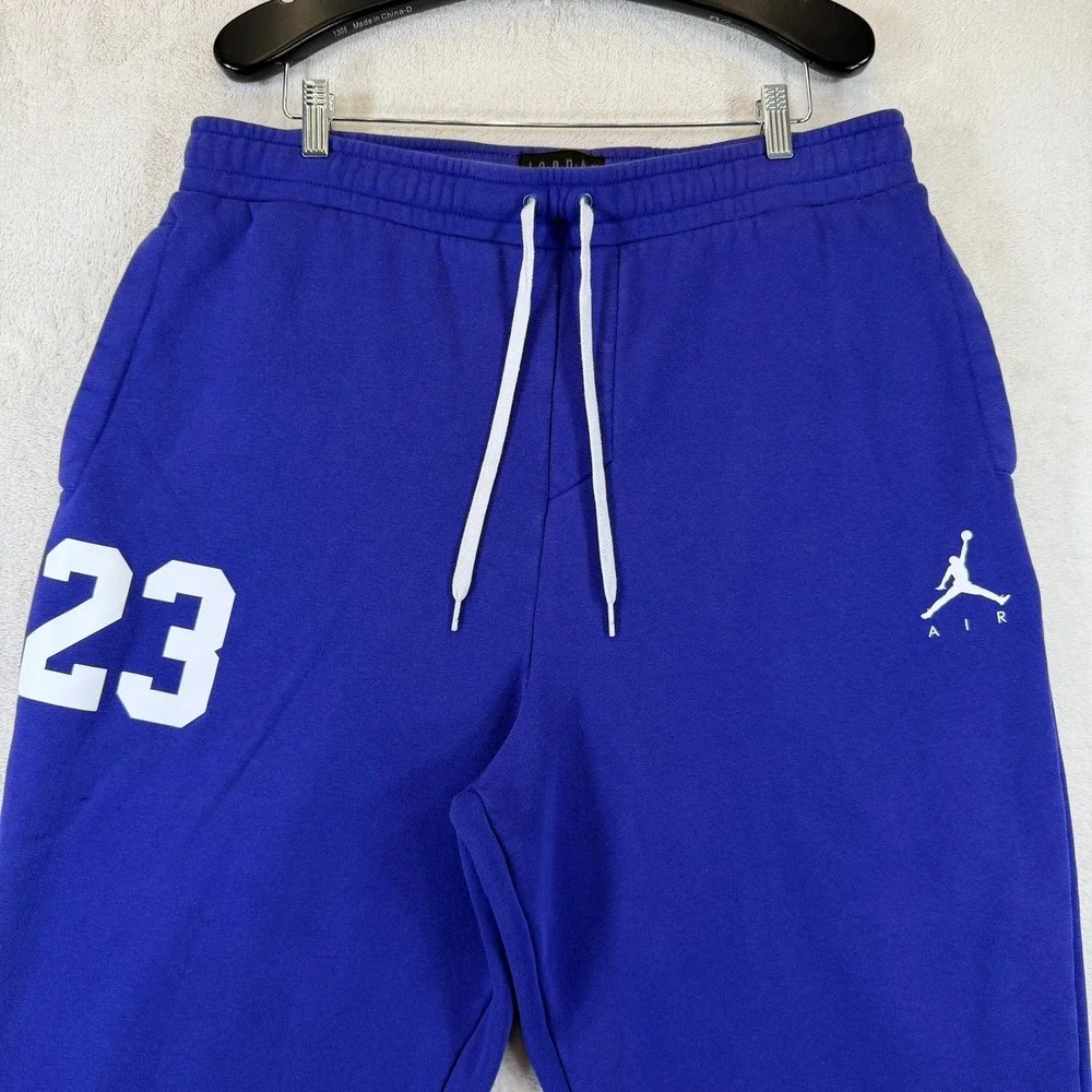 Jordan Jumpman Air Fleece Sweatpants Mens XXL Royal Joggers 23 Logo AV2323-494
